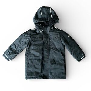 Urban Republic Winter Coat Hooded Puff Snow Jacket Black Boys 3T